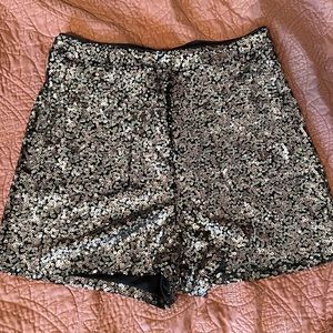 GB Gianni Bini sequin shorts